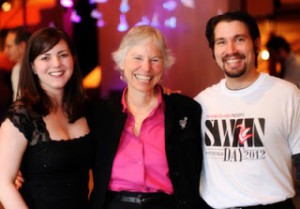 Tressa Glover, Martha Richards, and Don DiGiulio Celebrate SWAN Day Pittsburgh 2012  (Photo: Katelyn Petraitis)