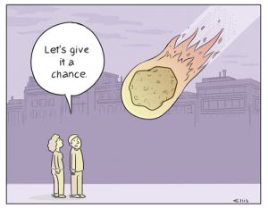 Give it a Chance - cartoon by Ellis Rosen